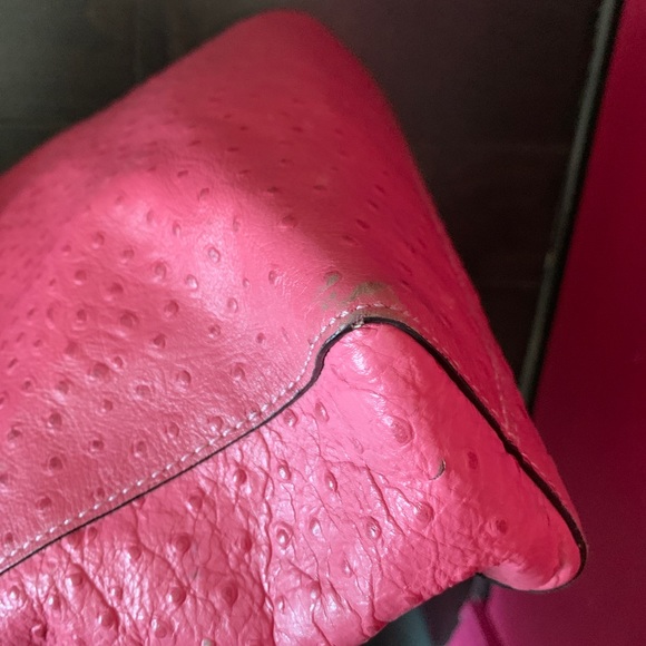 Michael Kors Pink Ostrich Tote - Picture 3 of 6